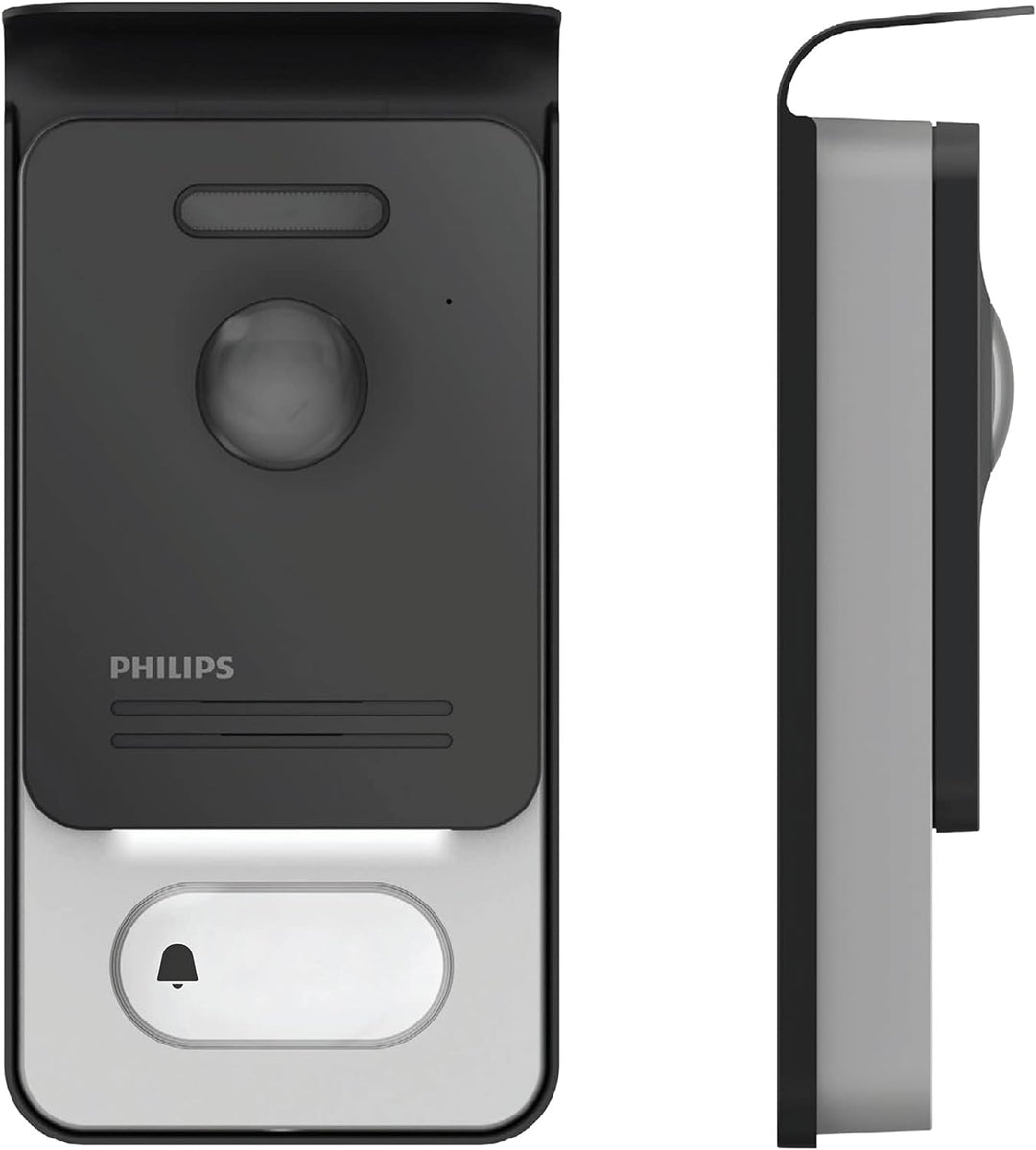 PHILIPS WelcomeEye CONNECT, Video Türsprechanlage, 2 Draht Technik, 7 Zoll Touch Monitor, incl. Smar