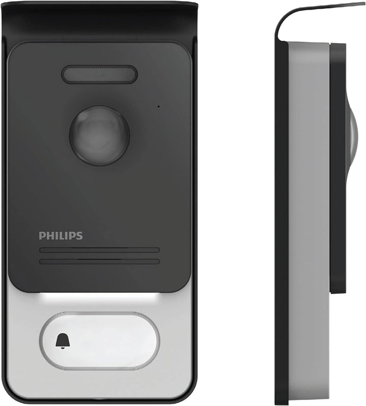 PHILIPS WelcomeEye CONNECT, Video Türsprechanlage, 2 Draht Technik, 7 Zoll Touch Monitor, incl. Smar