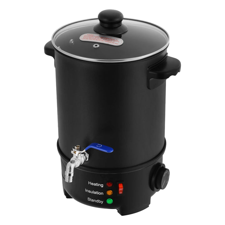 6L Wachsschmelzer, 1000W Elektrischer Wachsschmelzer mit Temperaturregelung, Grosse Wachsschmelztopf