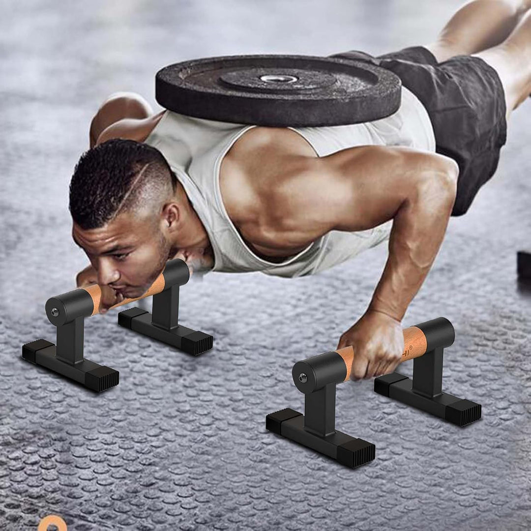 Liegestützgriffe, Parallettes mit Griff Rutschfeste Push Up Bar Liegestütze Handstand Griffe Calisth