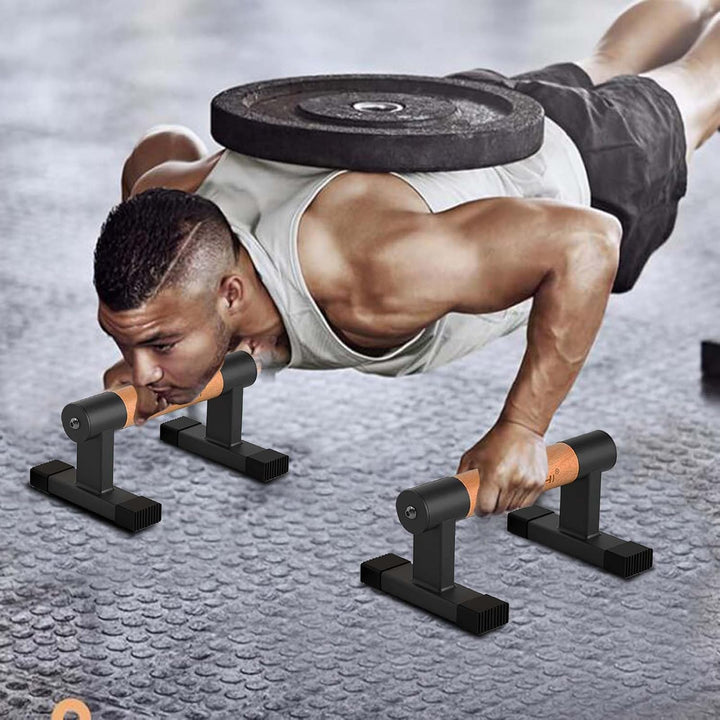 Liegestützgriffe, Parallettes mit Griff Rutschfeste Push Up Bar Liegestütze Handstand Griffe Calisth
