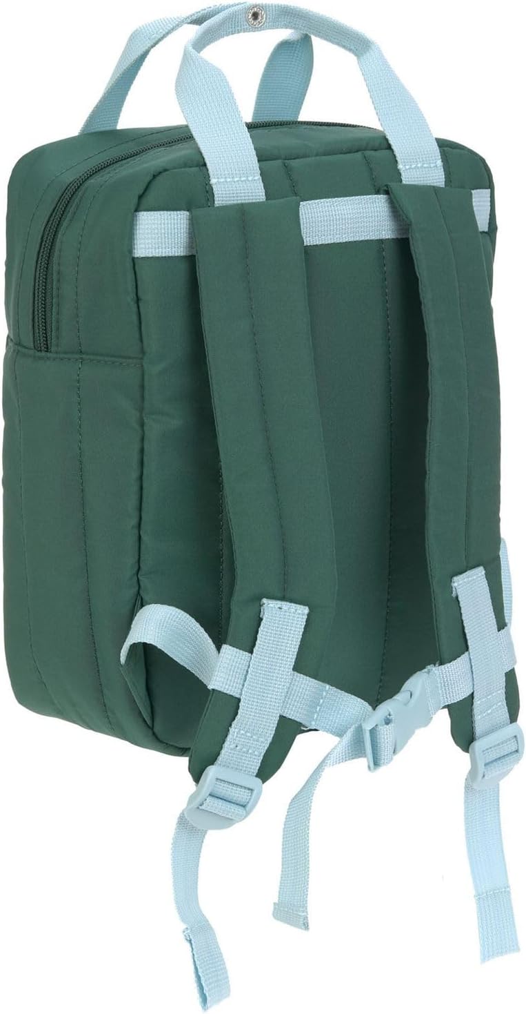 LÄSSIG Little Gang Mini Square Backpack Lemon Dark Green