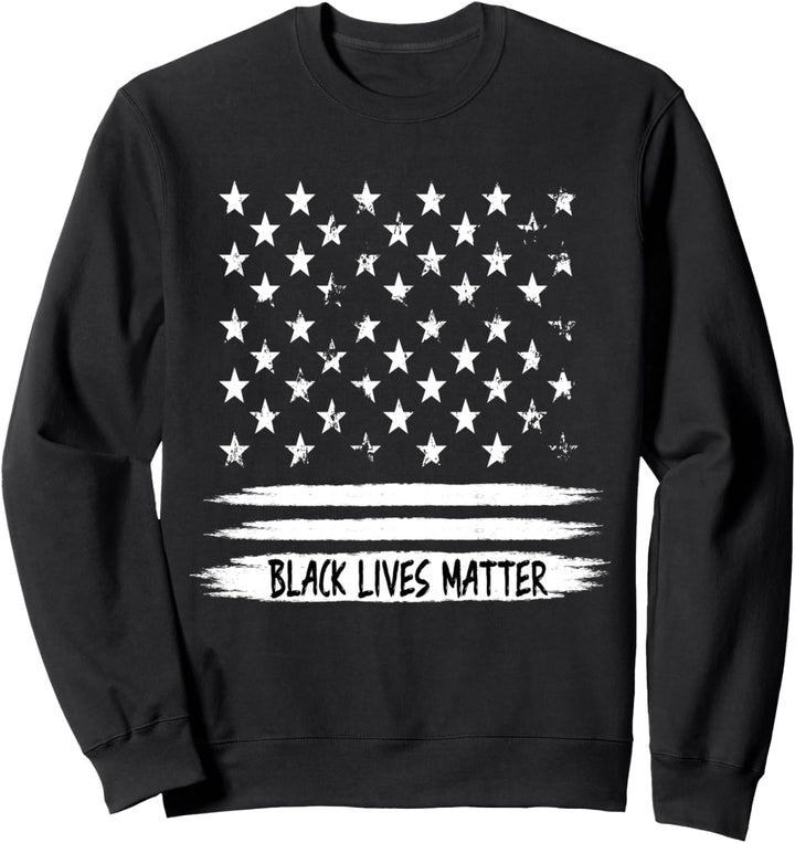 Black Lives Matter, USA-Flagge Sweatshirt