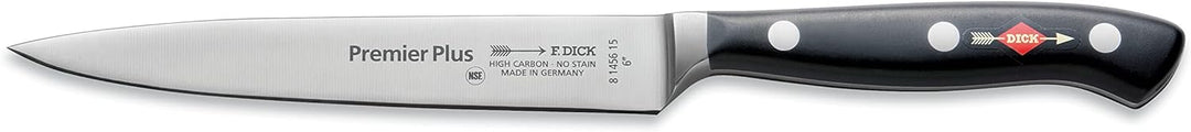 F. DICK Tranchiermesser, Premier Plus (Messer mit Klinge 15 cm, X50CrMoV15 Stahl, nichtrostend, 56°