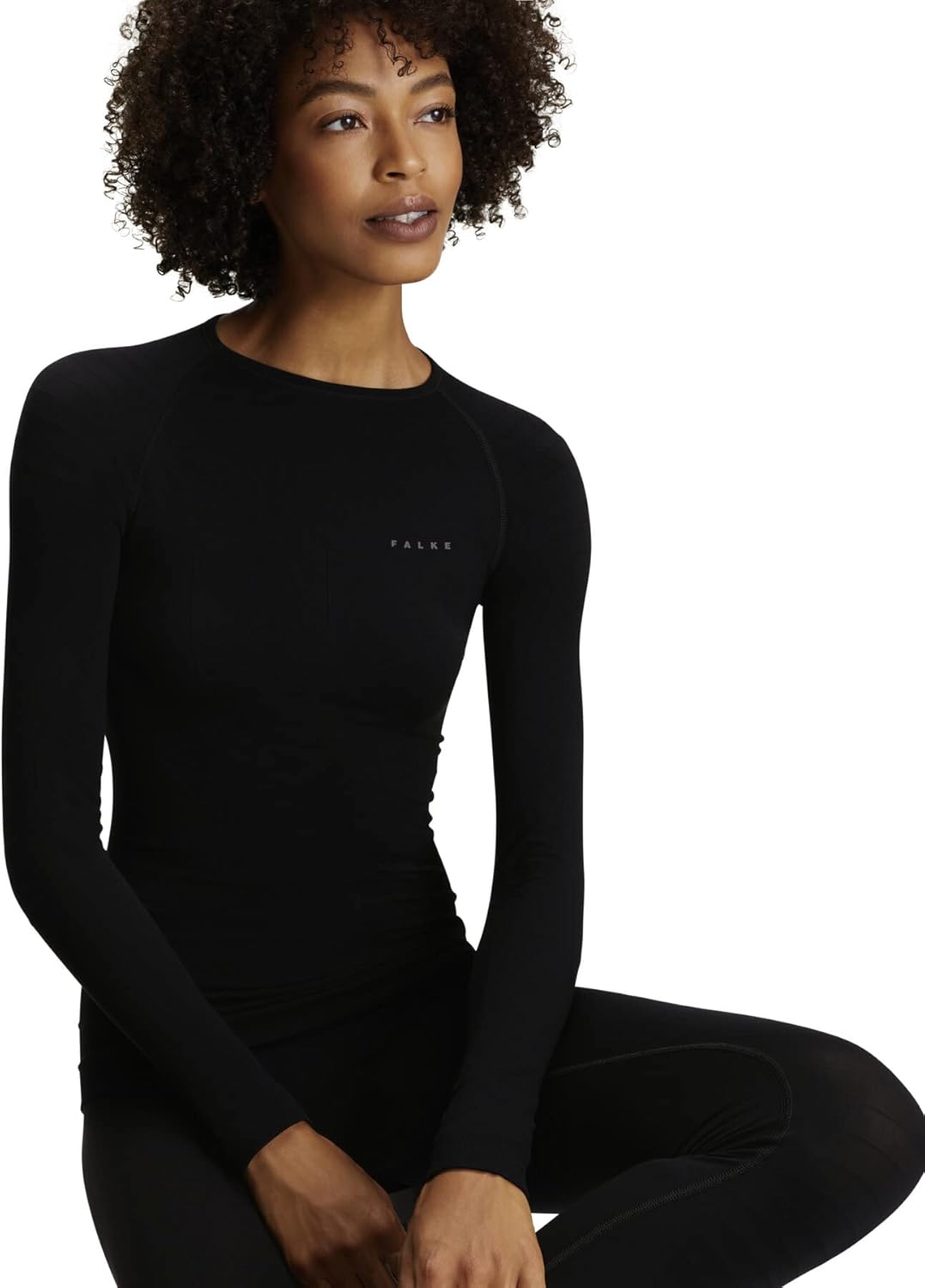 FALKE Damen Maximum Warm Round Neck Funktionsshirt Langarm kalte bis sehr kalte Temperaturen Funktio