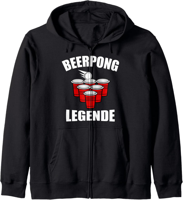 Beerpong Legende - Bierpong Party - Trinkspiel Kapuzenjacke