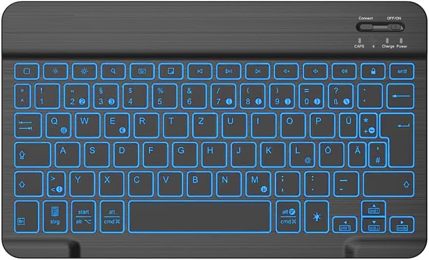 Tastatur Hülle für Samsung Galaxy Tab Active4 Pro SM-T636B /Active Pro T540 10,1 Zoll, [Deutsches QW