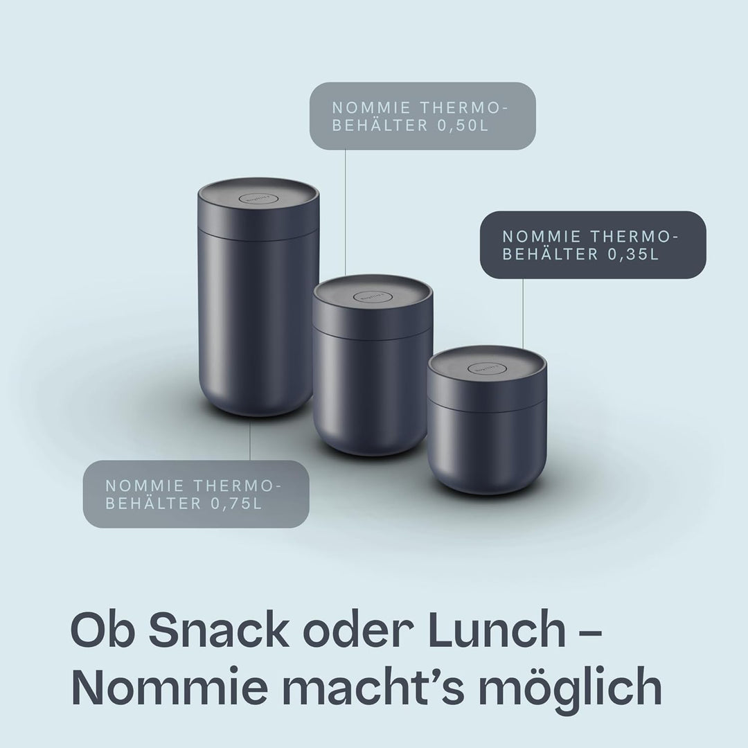 Berghoff Home Thermobehälter für Essen – 0,35L – Edelstahl Warmhaltebehälter – Thermobecher für Getr