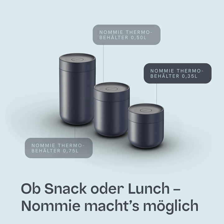 Berghoff Home Thermobehälter für Essen – 0,35L – Edelstahl Warmhaltebehälter – Thermobecher für Getr
