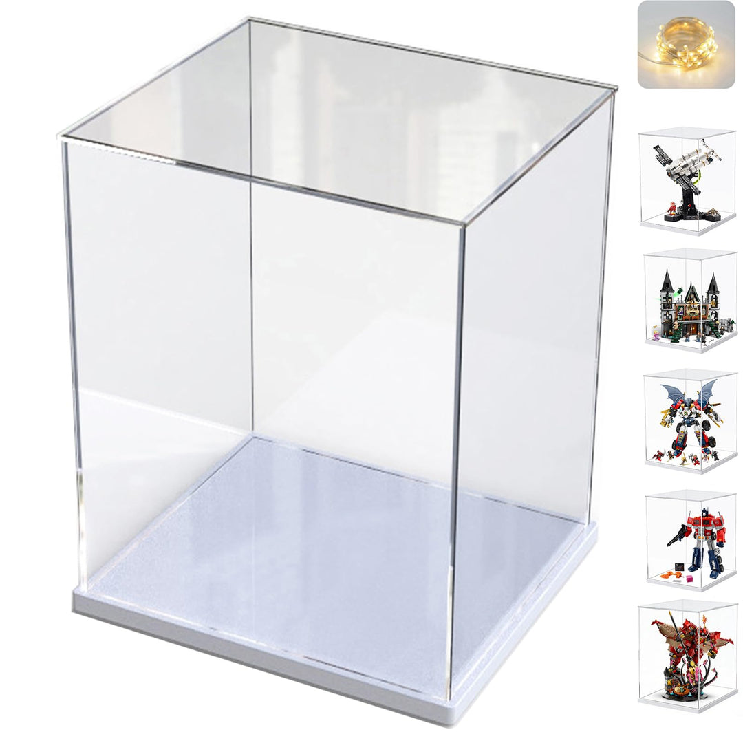 Acryl Vitrine Klar für Lego Actionfiguren Funko Pop Modell Skulptur Transparenter Plexiglas Display