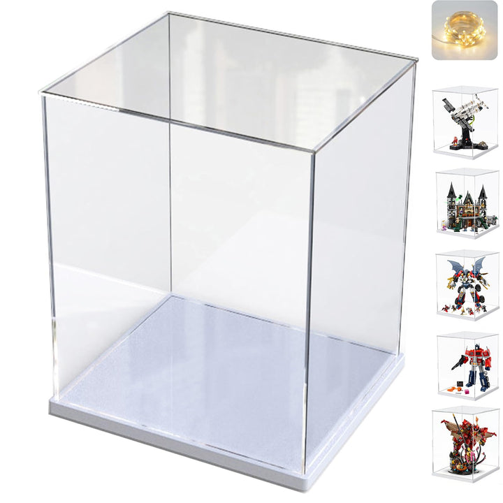 Acryl Vitrine Klar für Lego Actionfiguren Funko Pop Modell Skulptur Transparenter Plexiglas Display