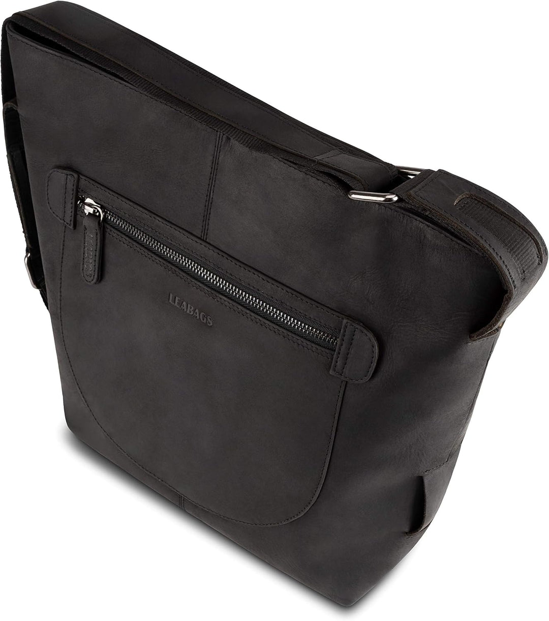 LEABAGS Leder Handtasche Damen I Premium Echtleder Shopper I Tote Bag I Damen Business Tasche I Trag