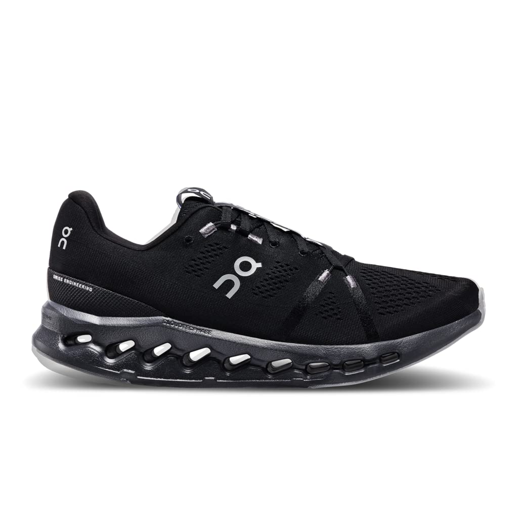 On Running Damen Cloudsurfer Sneaker 36 EU All Black, 36 EU All Black