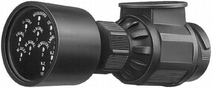 HELLA - Prüfgerät, Anhängersteckdose - 12V - 13-polig - DIN/ISO: 11446 - mit LED-Anzeige - 8PD 007 2