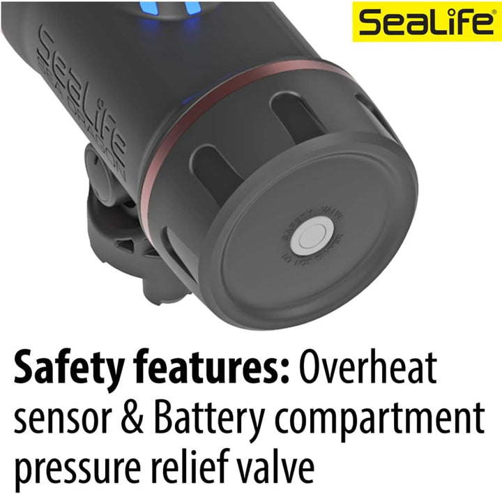 SeaLife Sea Dragon 3000SF Pro Dual Beam (SL679) LED-Licht-Set (Griff und Ablage), LED-Licht-Set (Gri