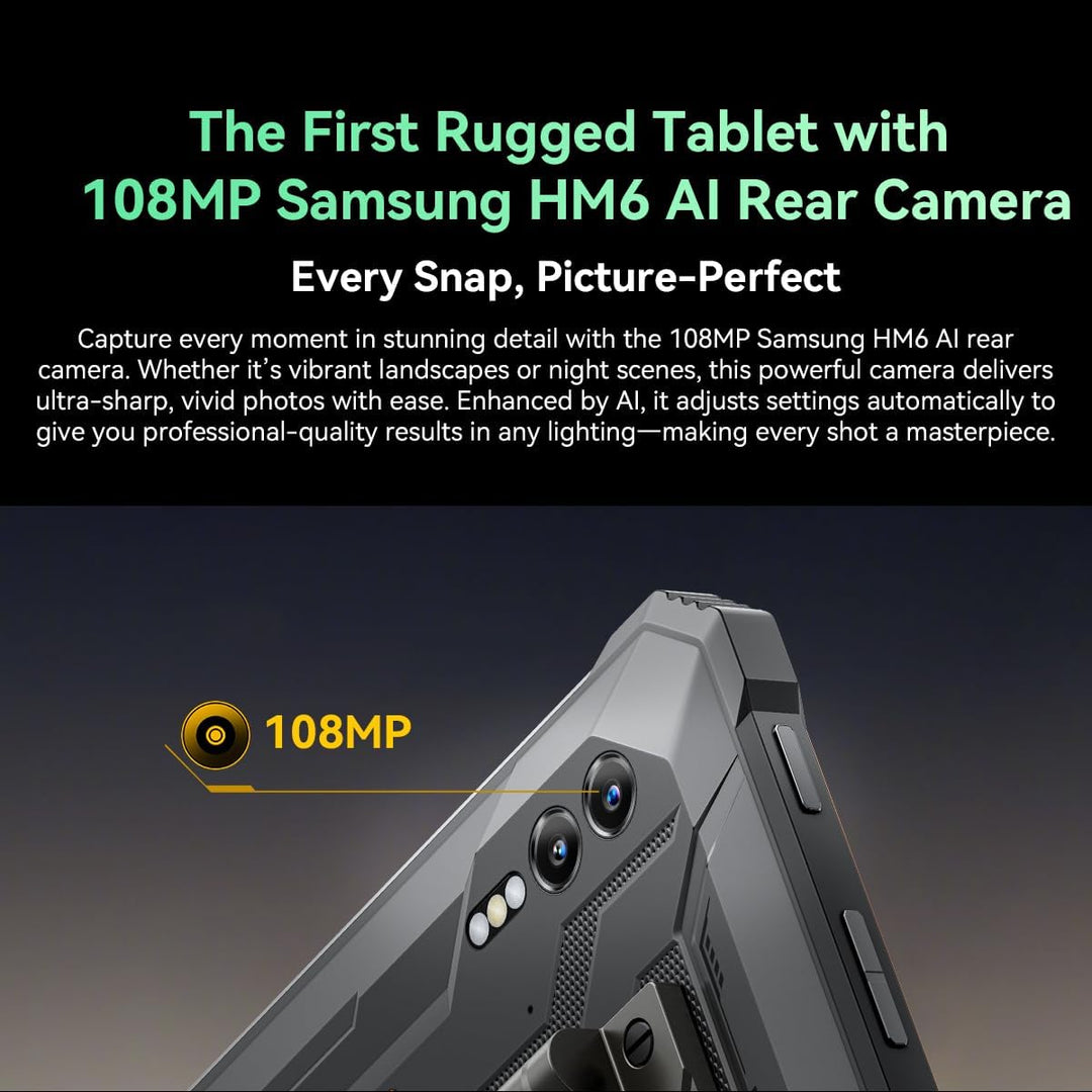 BLACKVIEW Active 10 PRO (Tablette Robuste 5G - 10.95'' - 12/256GB - 30000mAh) Black