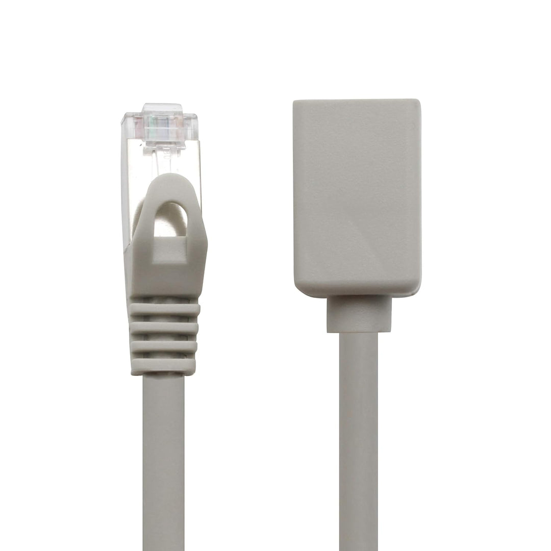 1aTTack.de 618258 CAT7 Cat.7 Verlängerung Adapter - 2m - Ethernetkabel Lankabel Netzwerkkabel 10 Gb/
