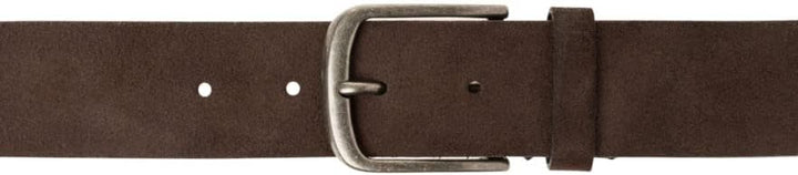 BRAX Herren Haka Suede Belt Gürtel 90 Braun (Dark Brown 52), 90 Braun (Dark Brown 52)