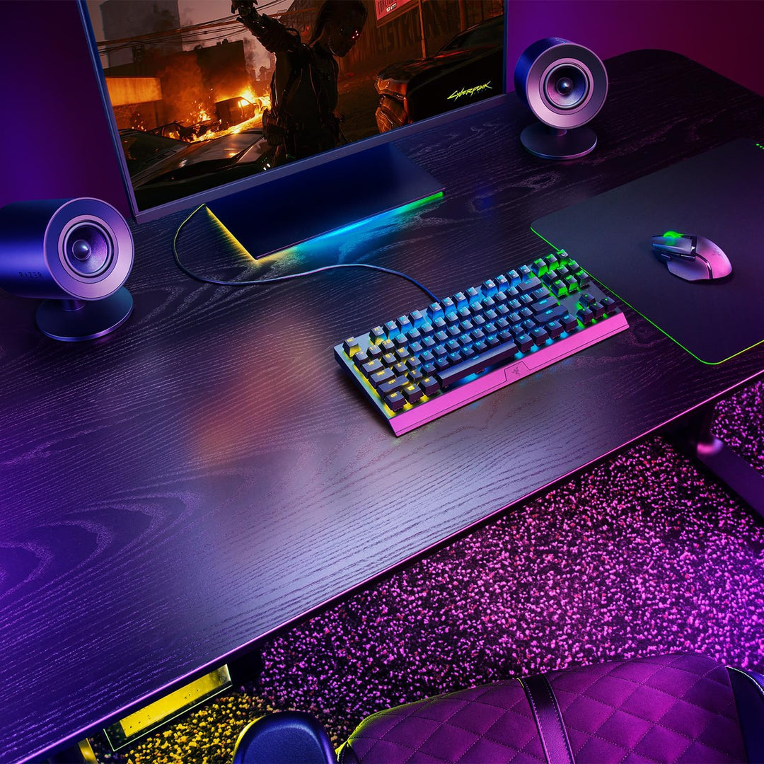 Razer Nommo V2 X - Full-Range-2.0-Gaming-Lautsprecher für PC (Zwei 3-Zoll-Full-Range-Treiber, THX Sp