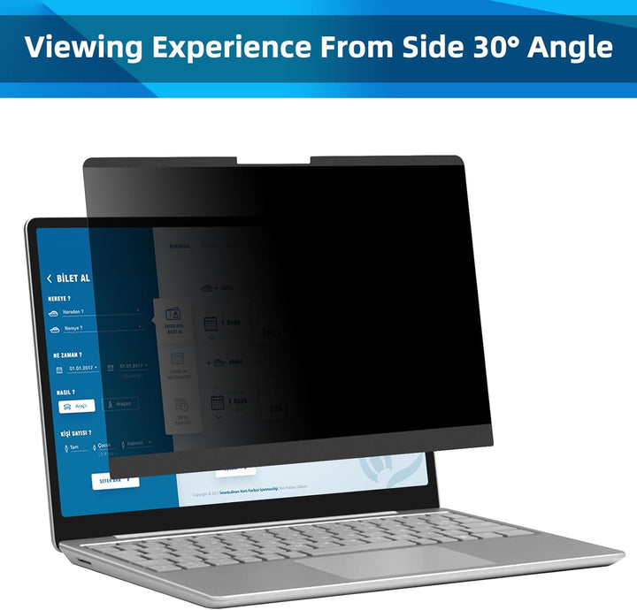 PYS 12,4 Zoll Surface Privacy Screen Protector Magnetischer abnehmbarer Sichtschutzfilter für Surfac