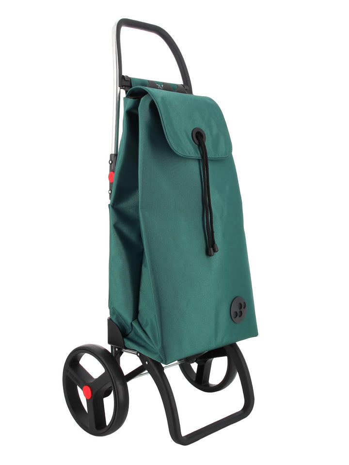 Klappbarer Einkaufstrolley Rolser I-Max MF 2 grosse Räder - Aguamarina, Aguamarina