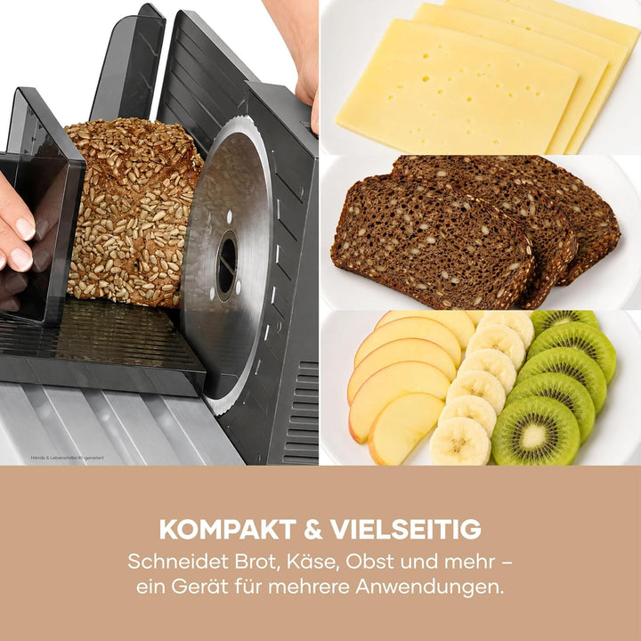 Severin Allesschneider für Brot, Aufschnitt oder Käse, Brotschneidemaschine