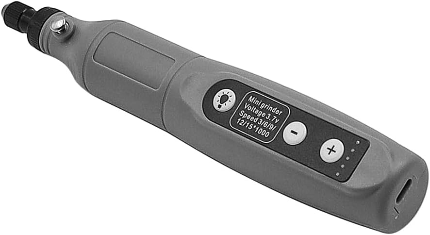 Tiardey Akku-Rotationswerkzeug mit 24 Zubehörteilen – 3,7 V, 5 Geschwindigkeiten, 3600–15.000 U/min,
