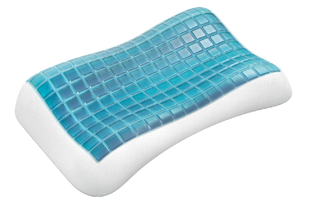 Technogel Nackenstützkissen Pixel Anatomic Curve (66 cm x 40 cm, 9), TG-PIL-EC09, Weiss, 66x40x9