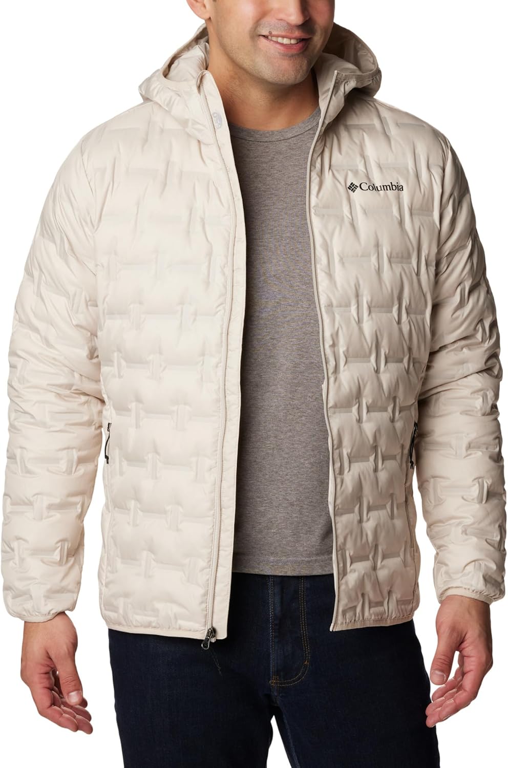 Columbia Herren Delta Ridge Daunenjacke XL Dark Stone, XL Dark Stone
