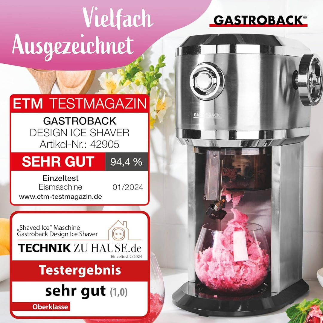 GASTROBACK 42905 Design Ice Shaver, Edelstahl