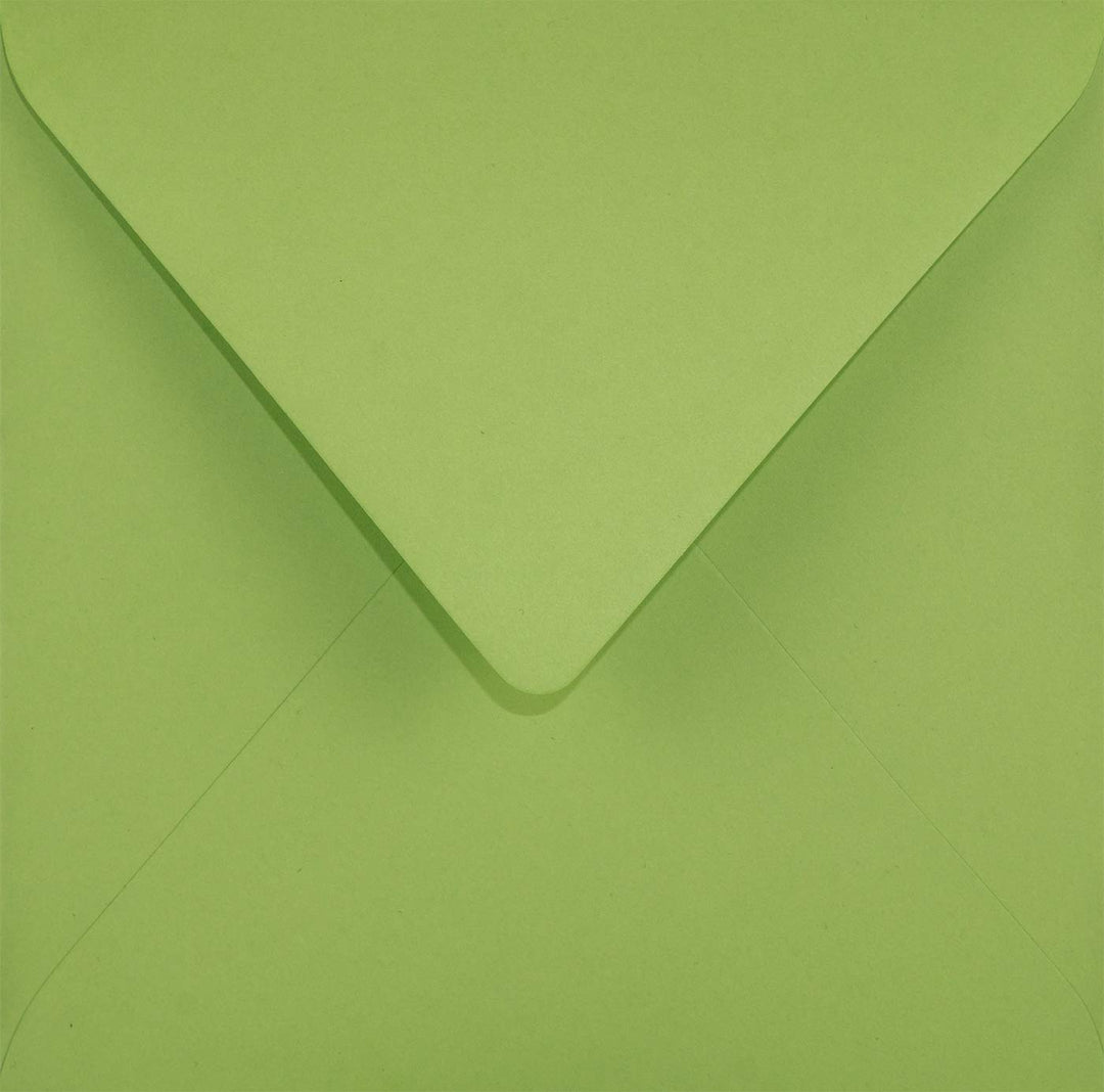 Netuno 500 Briefkuverts quadratisch Hell-Grün 153 x 153 mm 115g Sirio Color Lime quadratische Umschl