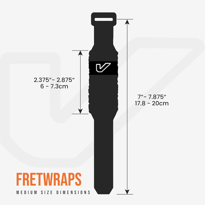 GruvGear HD-FretWrap (3er Pack) Small fire rot, fire rot