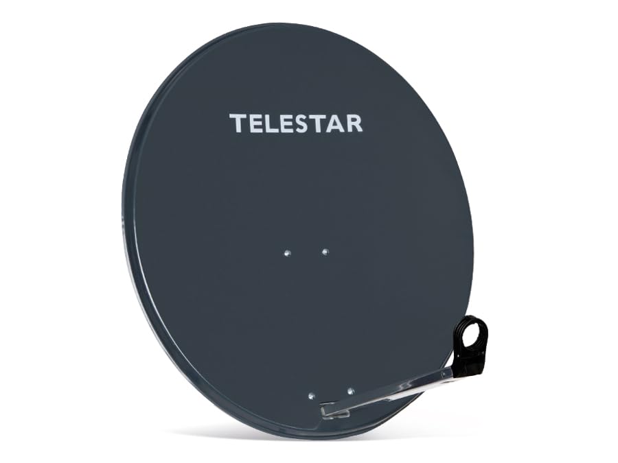 SAT-Spiegel TELESTAR, Alu, 80 cm, grau