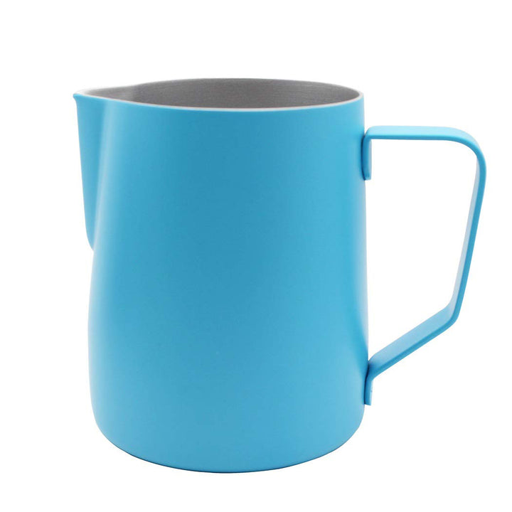 1 Stück Milchschaumkrug, Pitcher Krug Edelstahl, Schaumbecher für Kaffee und Latte Art, Schäumende M