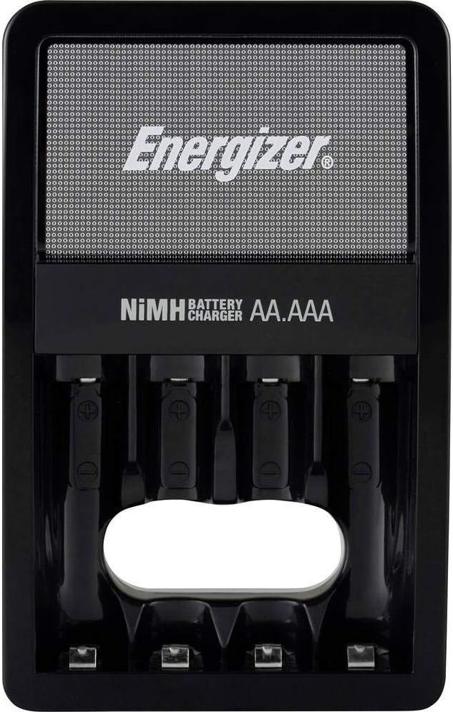 Energizer ACCU Recharge Maxi 2000 mAh Akkus, 4 Stück Maxi Charger +4AA 2000 mAh Single, Maxi Charger
