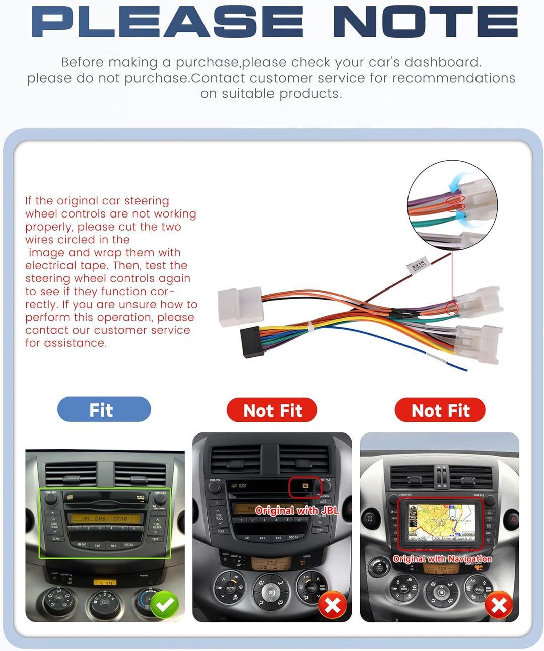 Rimoody 8 Core 6G+128G 9" Autoradio Android für Toyota RAV4 2007-2012 mit Carplay Wireless Android A