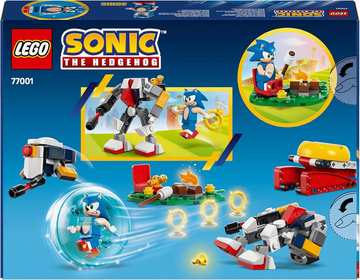 LEGO Sonic The Hedgehog Sonics Showdown am Lagerfeuer, Gaming Spielzeug für Kinder und Videospielfan