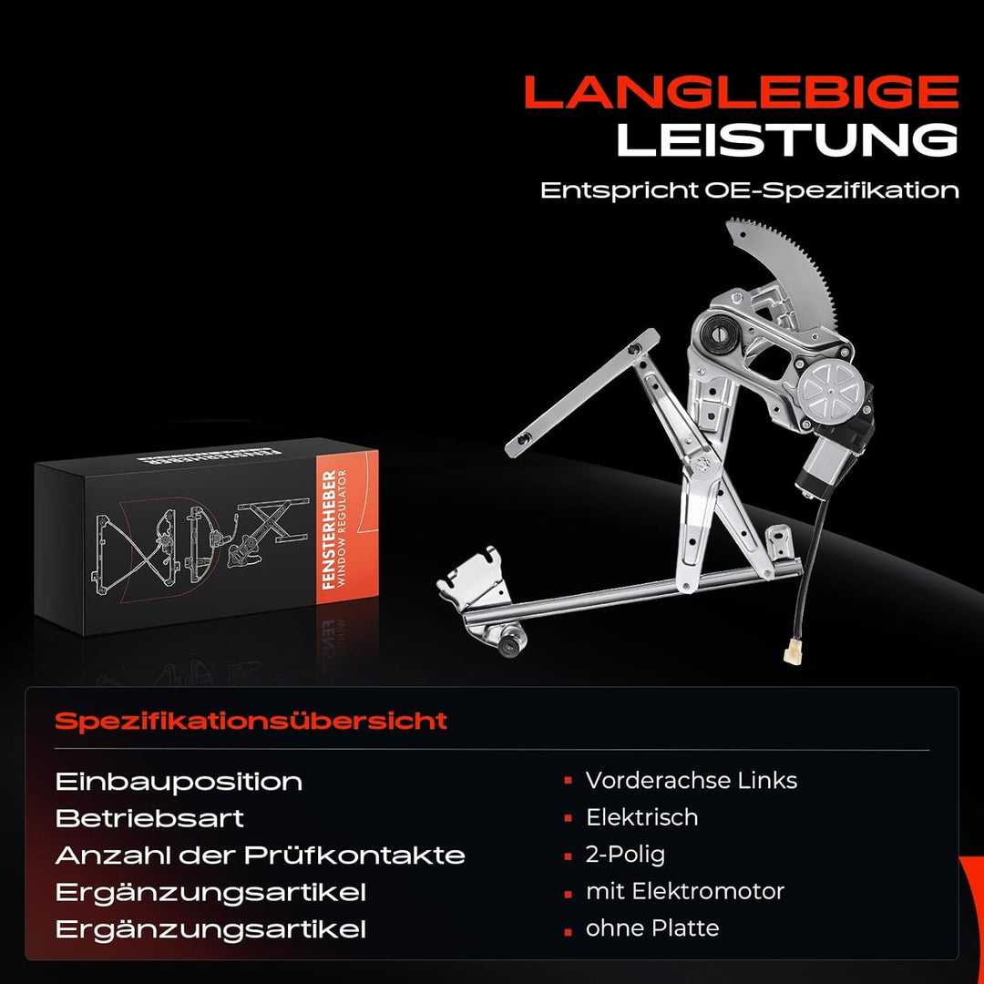 Frankberg Fensterheber Mit Motor Vorne Links Kompatibel mit Forester SG 4/5-Türer 2002-2008 61188SA0