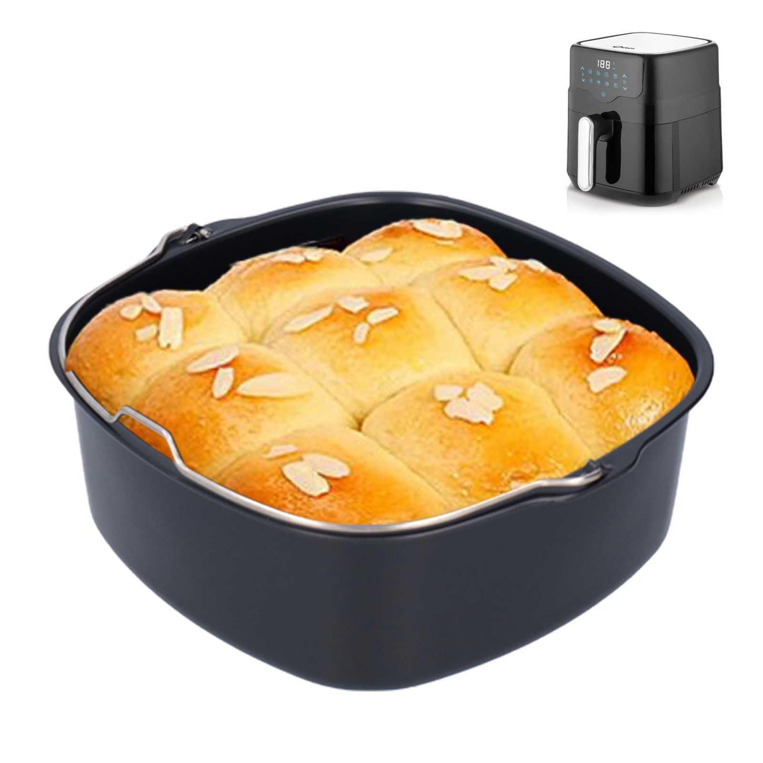 Heissluftfritteuse Form,Hitzebeständig Luftfritteuse Zubehör,Backform Kuchenform Airfryer Zubehör Wi