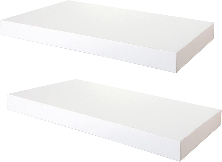 Henor Charge 2 Einheiten Wandregal FSC® Holzwandregal 30 x 15 x 2.5 cm. Völlig versteckte Unterstütz