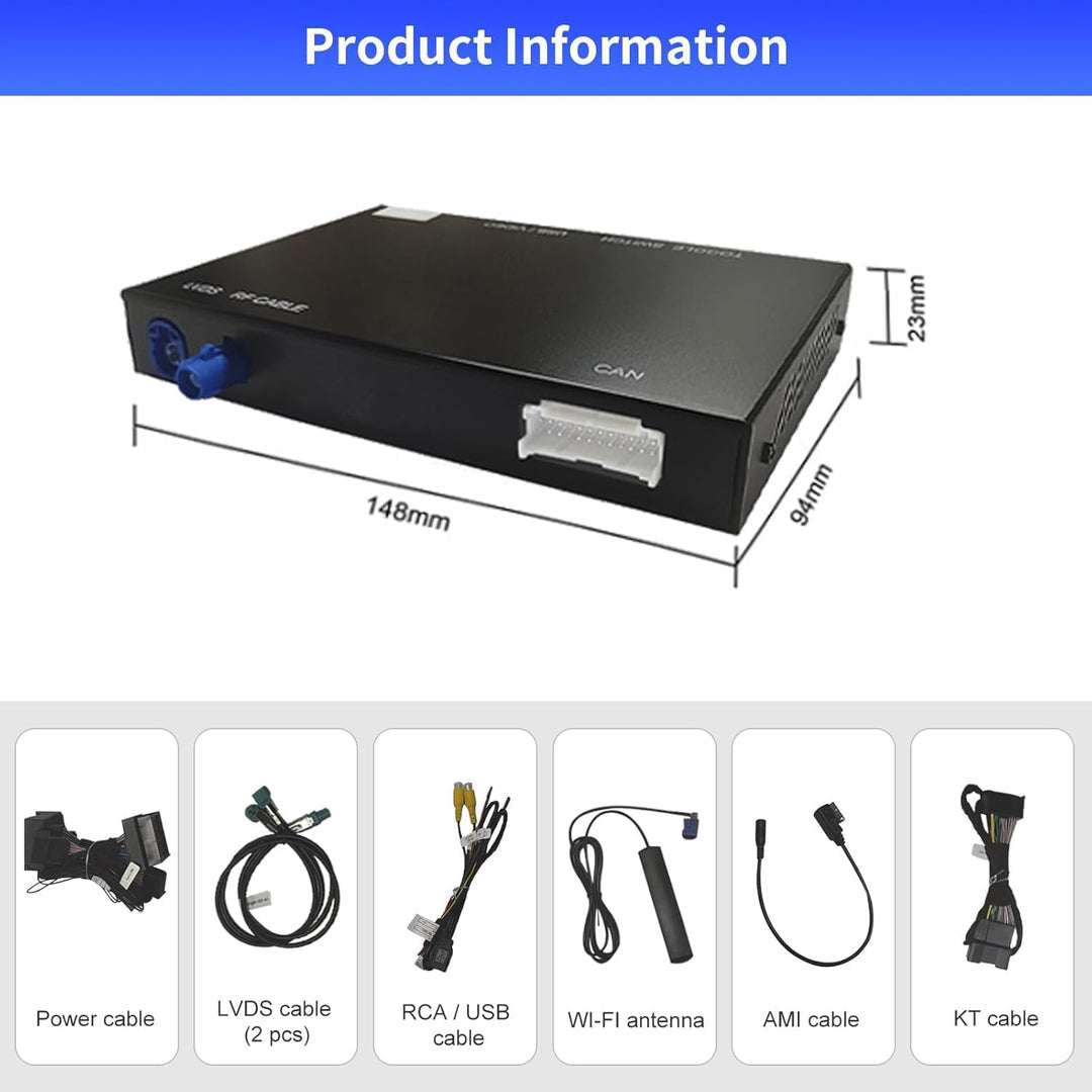 Road Top CarPlay Wireless Modul für Audi A1 2013-2018 Jahr mit RMC System | Wireless CarPlay Android
