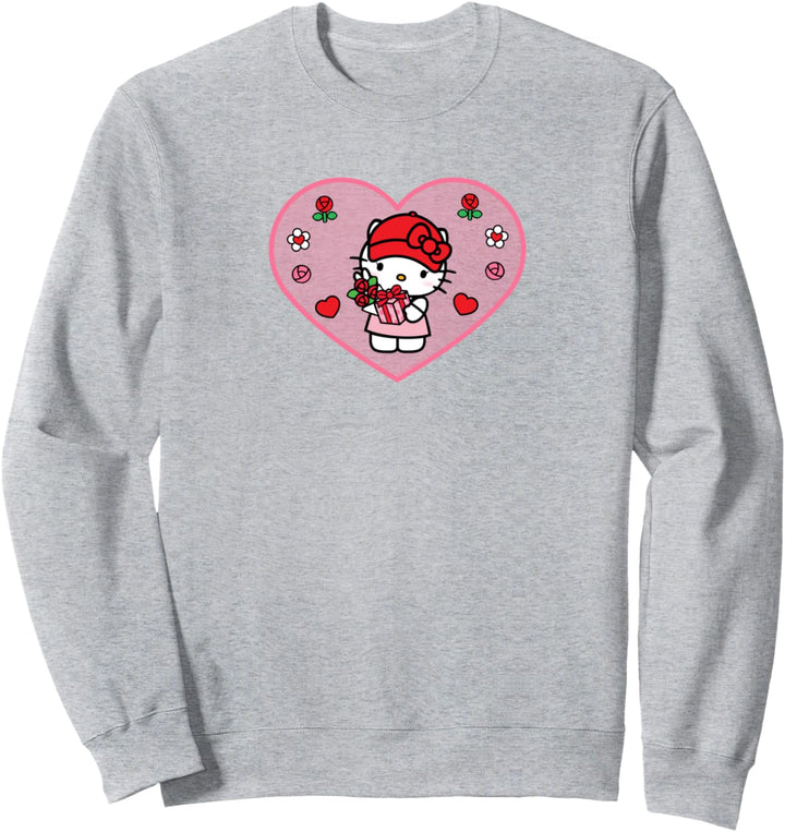 Hello Kitty Valentine's Day Cute Gift Love Heart Sweatshirt