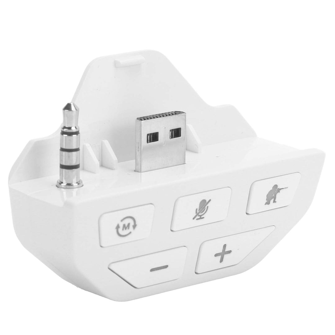 Heayzoki Controller Sound Enhancer für Xbox One, Headset-Adapter Controller-Audio-Adapter Kopfhörer-