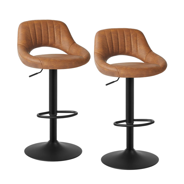 EUGAD 0667BY-2 2X Barhocker Designer Hocker Tresenhocker Bistrohocker 360° drehbar stufenlos höhenve