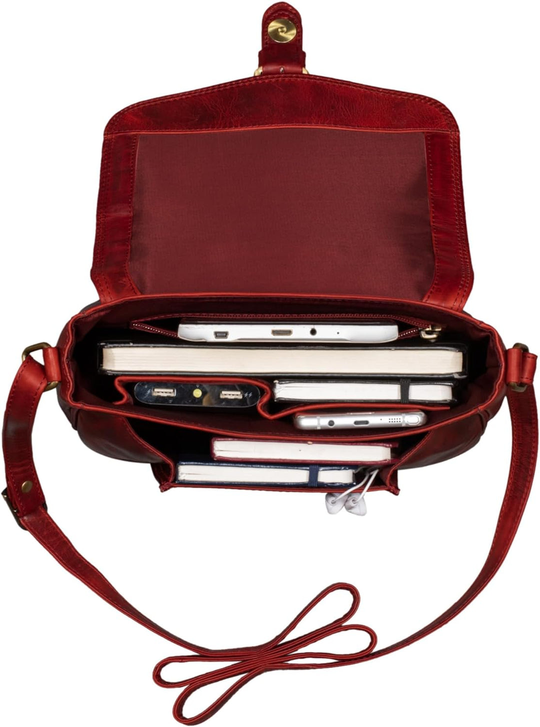 STILORD 'Violeta' Leder Umhängetasche Damen Vintage Handtasche klein Schultertasche Abendtasche Part