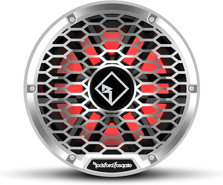 Rockford Fosgate Color Optix M2D4-10S - 25 cm Passiv Subwoofer mit 1600 Watt (RMS: 400 Watt) - weiss