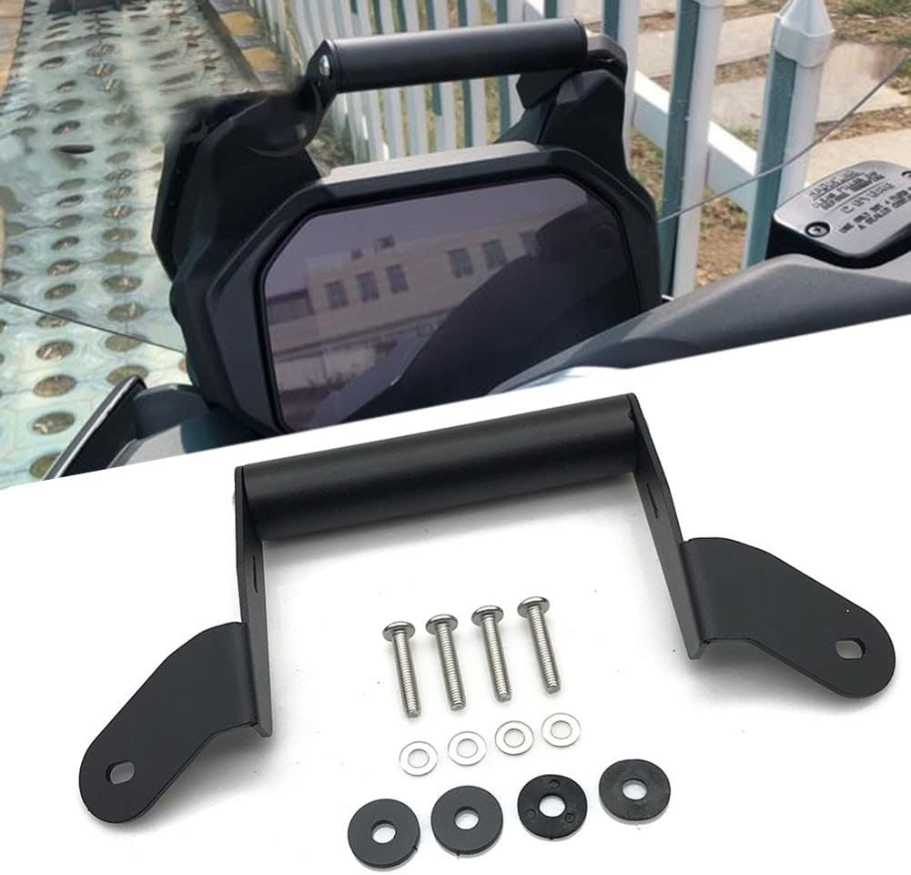 SPORTARC Motorrad GPS Navigation Pad Mount Kit für BMW C400GT 2019-2021, Schwarz, Aluminium, Wassera