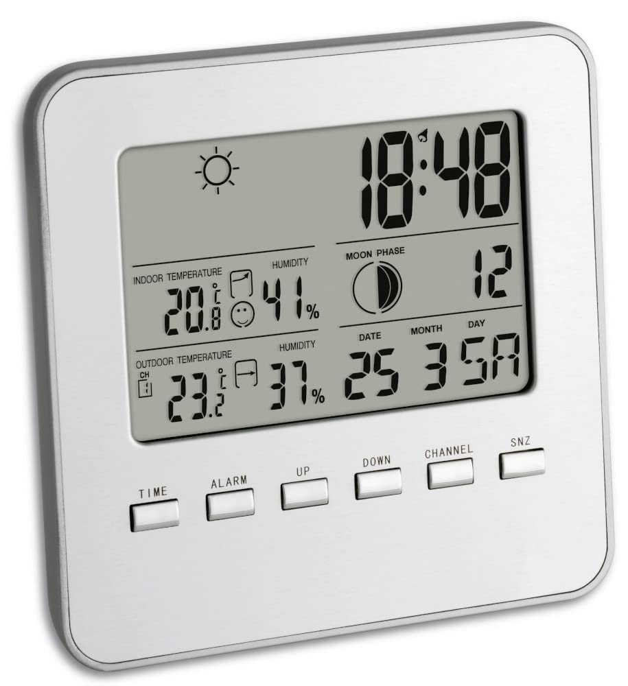 TFA-Dostmann Funk-Wetterstation QUADRO Spezial mit 2 Display TFA 35.1098.54.99