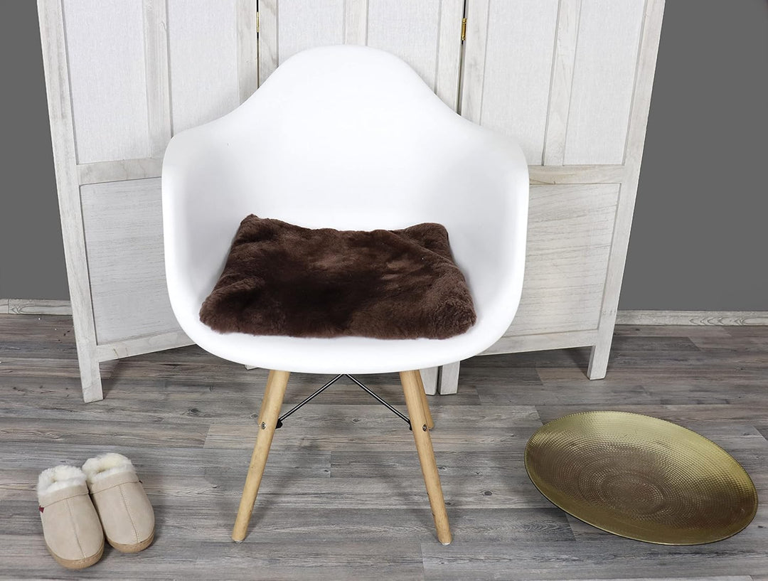 Reissner Lammfelle SIKI-VF Schaffell Sitzkissen Vollfell Qualität (Rollstuhlauflage Katzenbett) VF 4