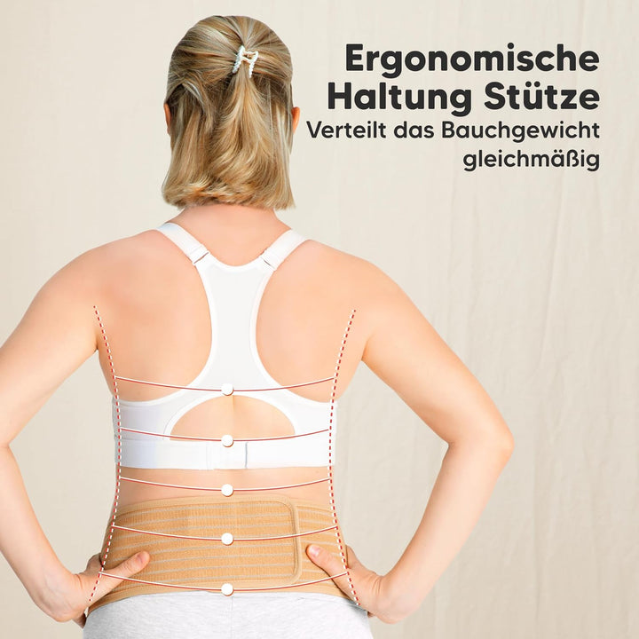 KeaBabies Bauchgurt Schwangerschaft - Weicher und atmungsaktiver schwangerschaftsgürtel - Bauchband